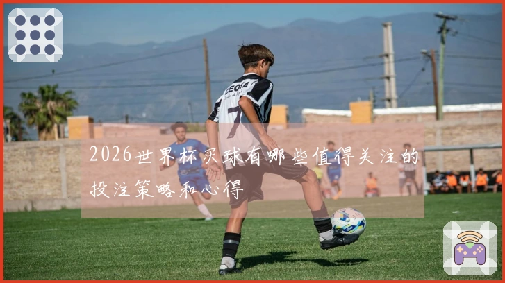 2026世界杯买球有哪些值得关注的投注策略和心得